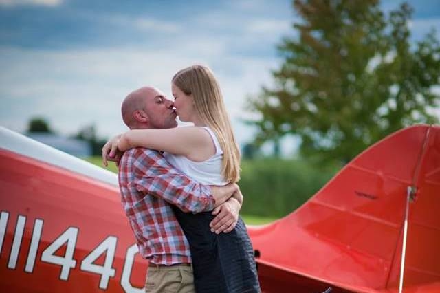 Couple kissing