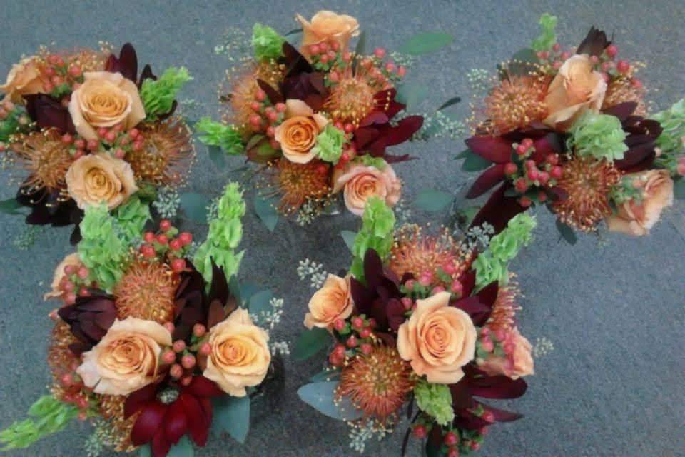 Bridesmaids Bouquets.