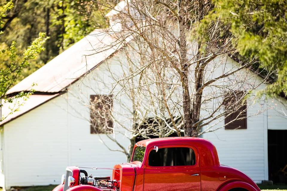 Barn at Christmas