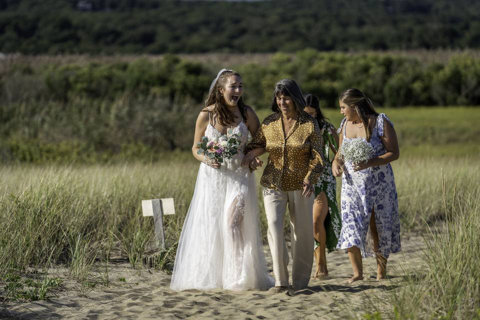 Hancock Beach wedding