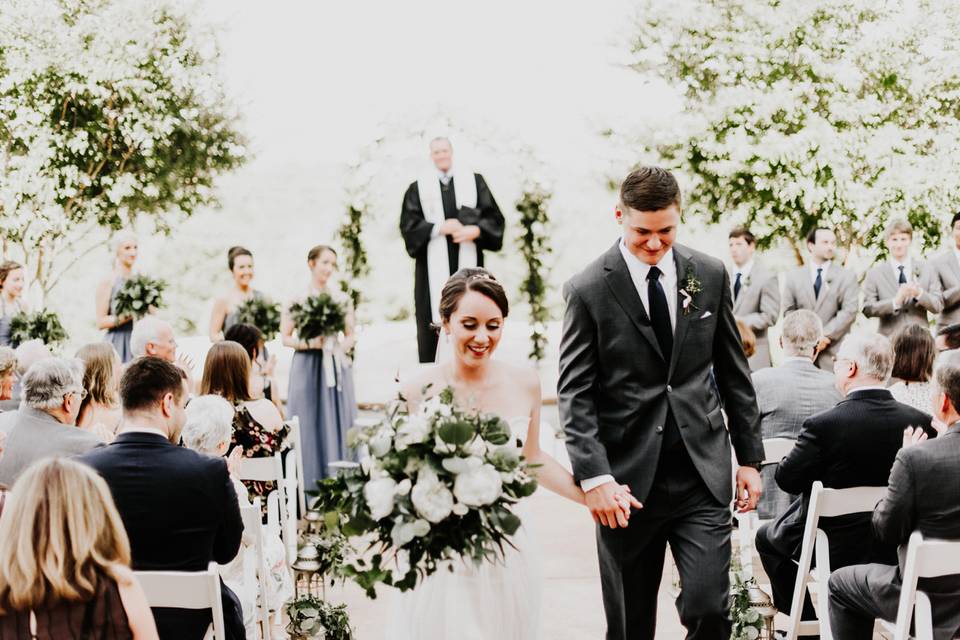 Ceremony on The East Terrace