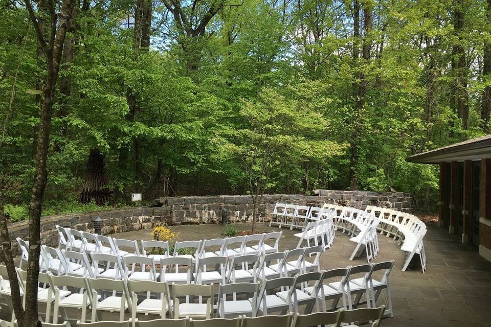 Ceremony on the Patio