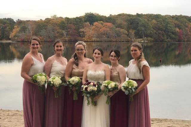 Bridal Party Beach Pictures