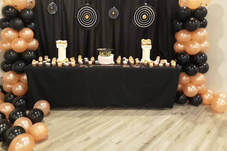 Graduation Party Cake Table