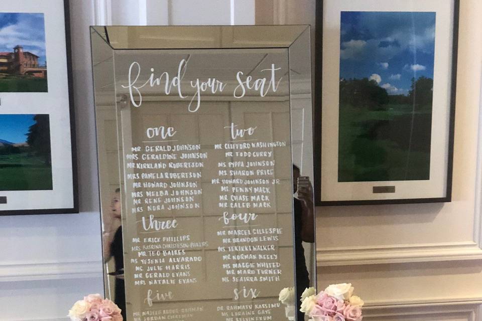 Table assignments