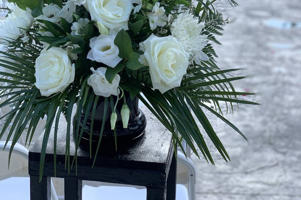 White Ceremony Arrangement