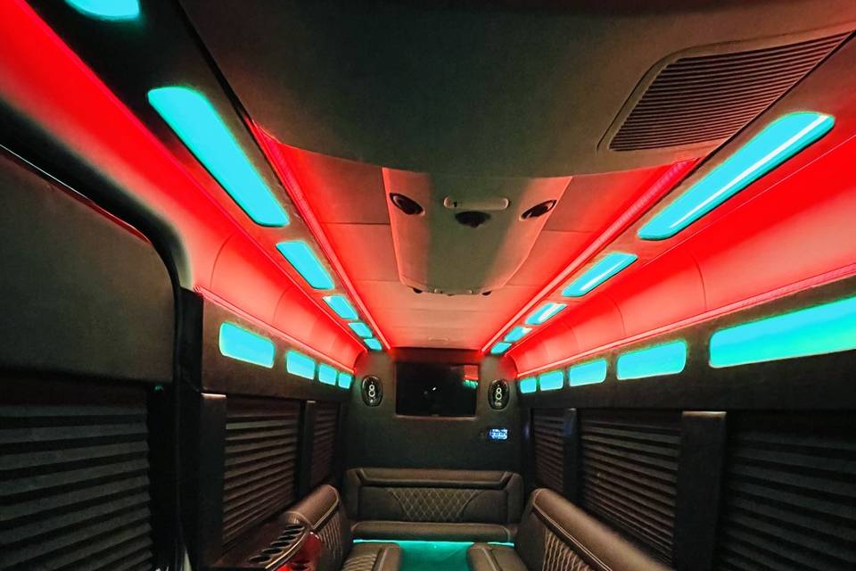 Mercedes Limo Interior