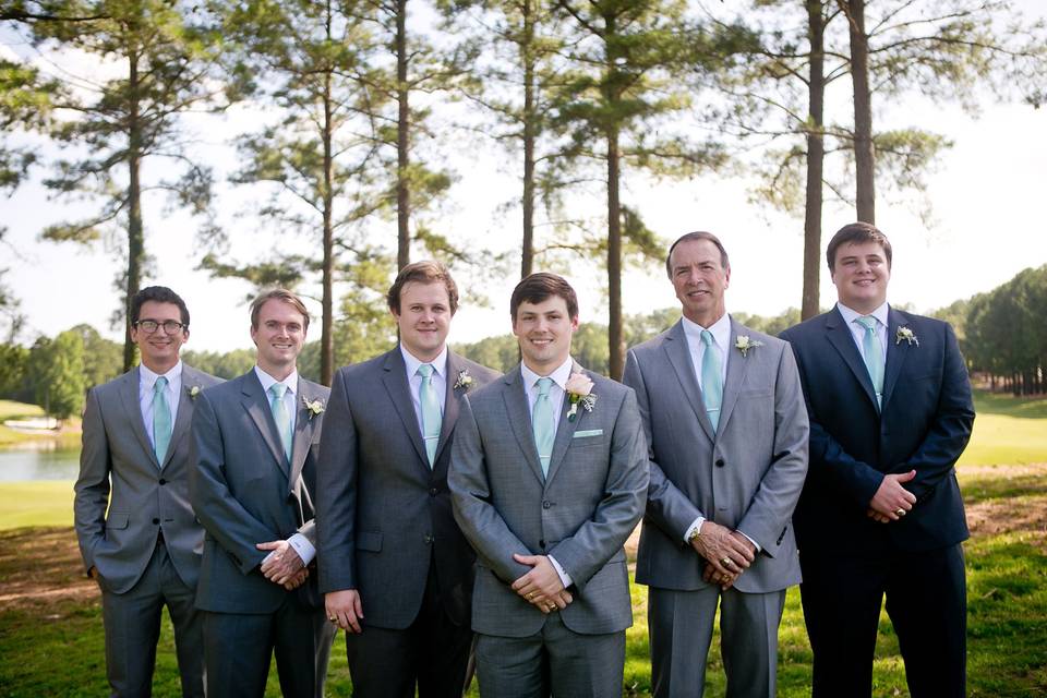 The groom with friends |  Kelly L Photography