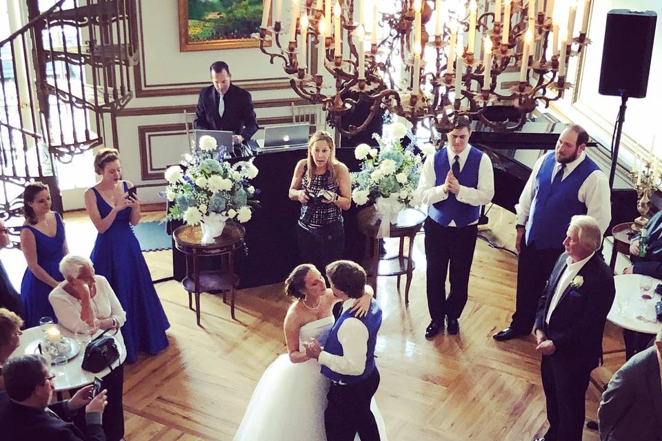 Grand Salon during a wedding ceremony