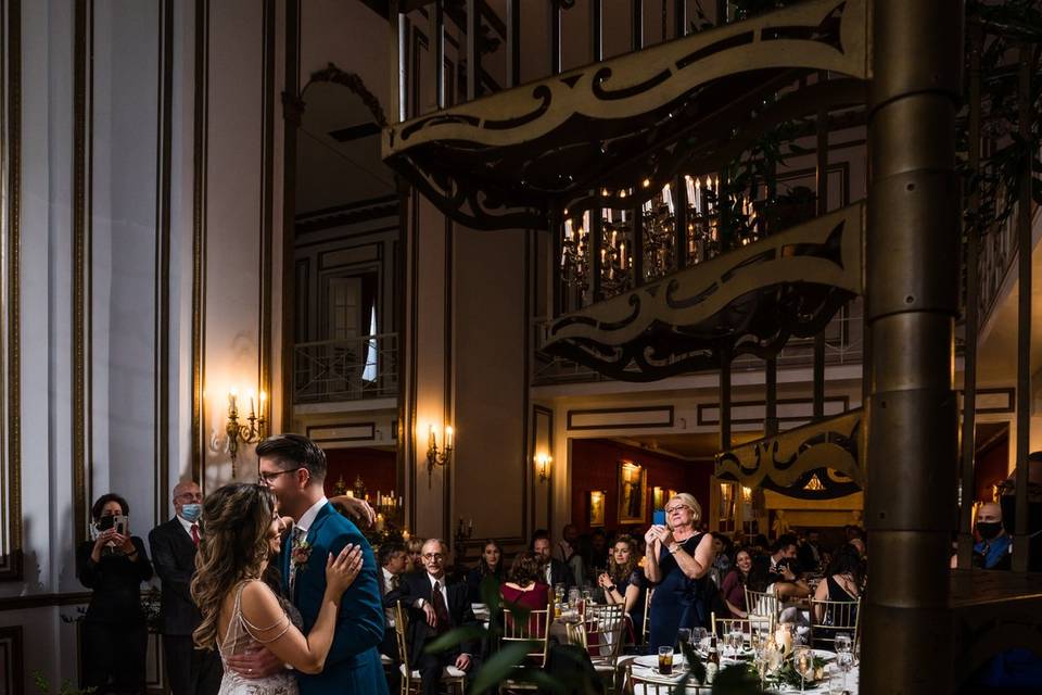 First dance in the Grand Salon