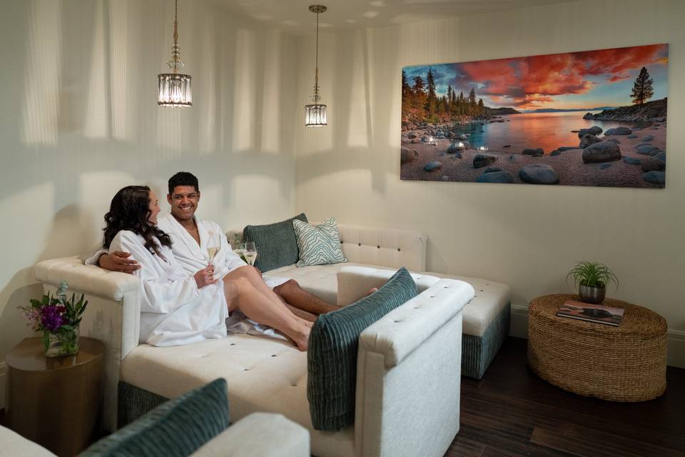 Spa relaxation lounge