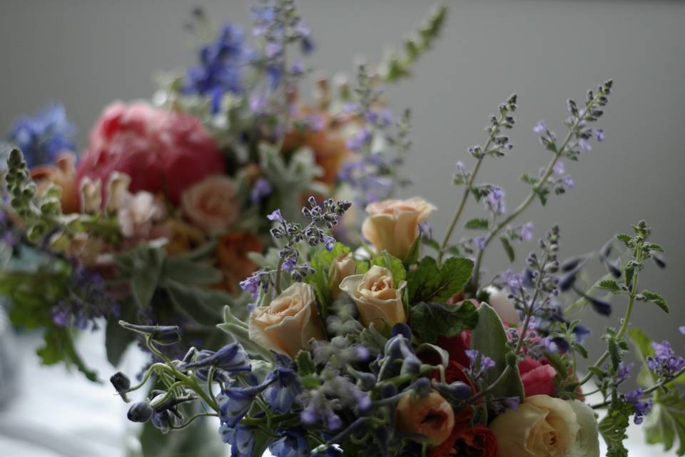 Spring bridesmaids