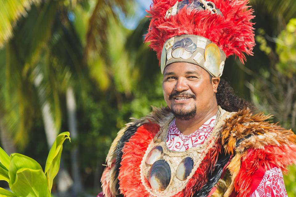 Polynesian priest