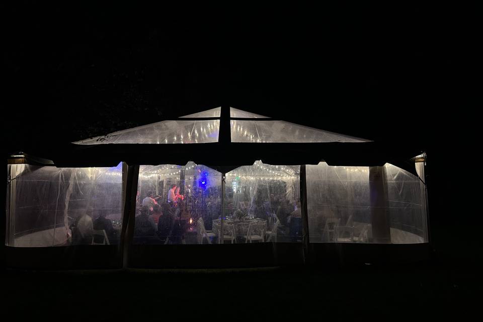 30' Clear tent