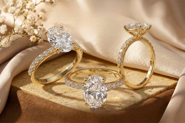 LG Oval Engagement Ring