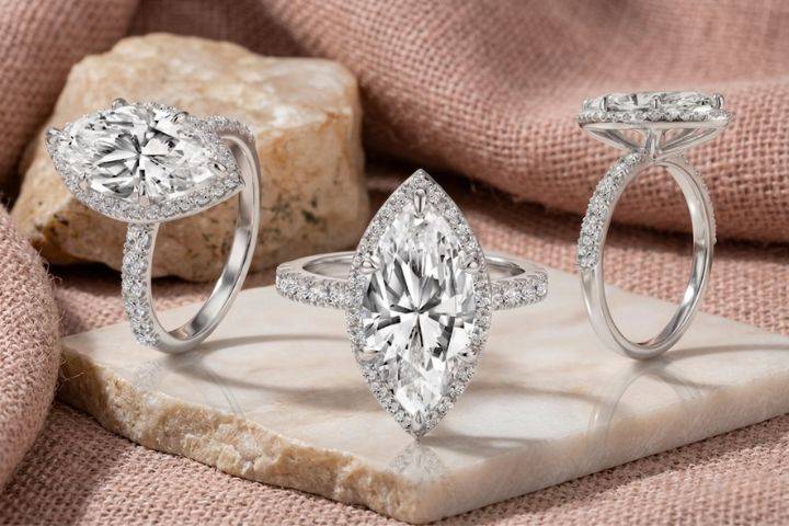 3ct Marquise Engagement Ring