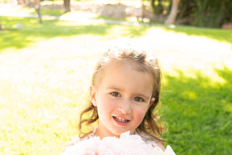 Flower girl portrait