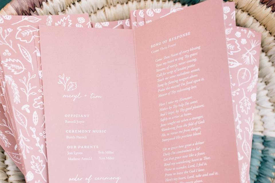 Pink card | Lauren Allmond Photography