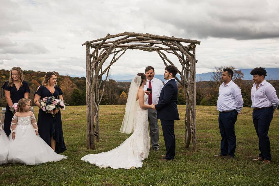 Farm wedding