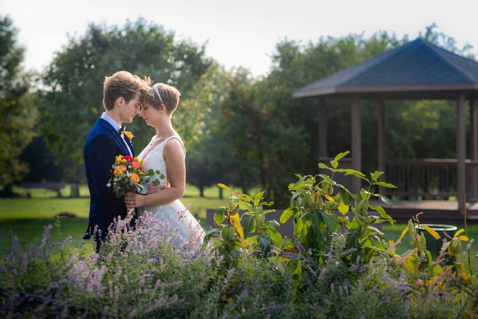 In the garden