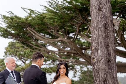 Happy bride
