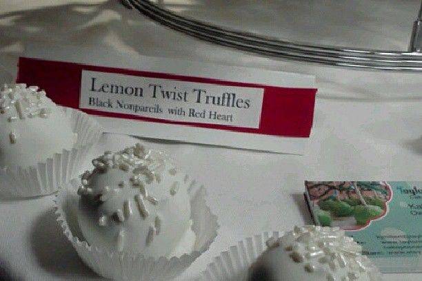 Lemon twist truffles