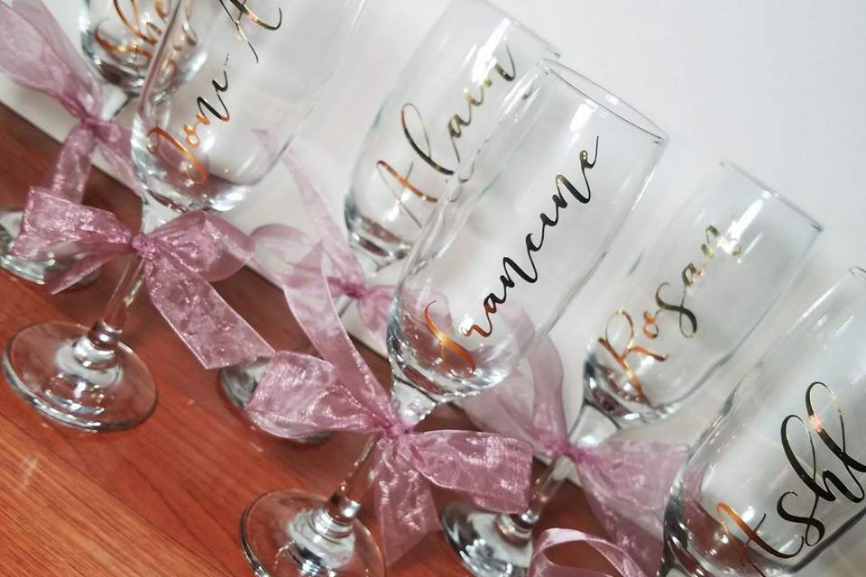 Champagne flutes