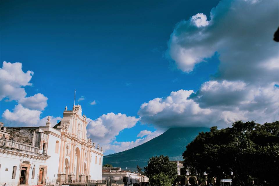 Stunning sky in Antigua Guatemala