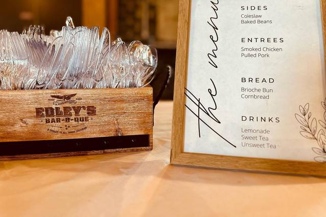 Wedding menu
