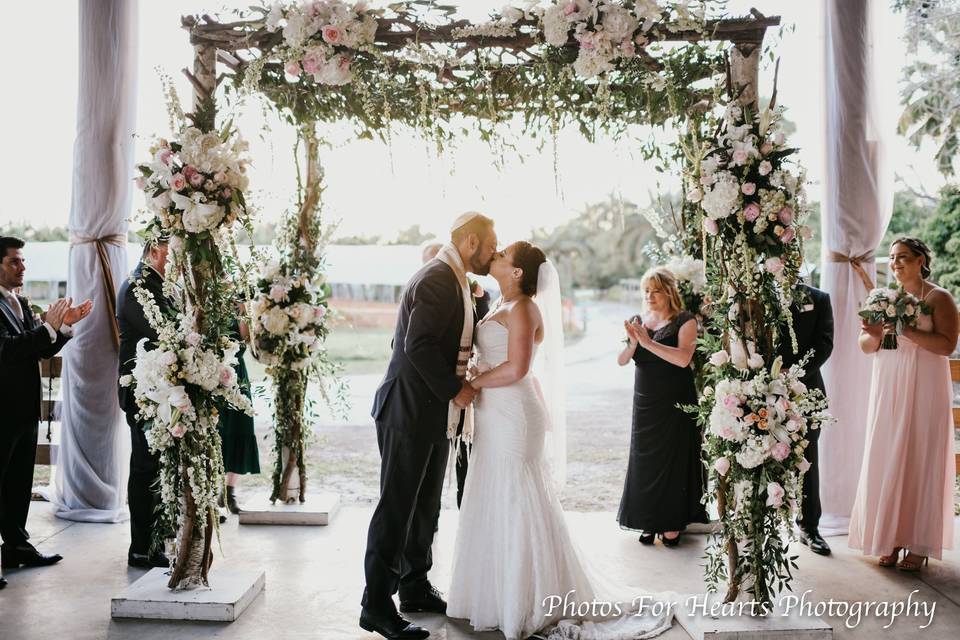 Ceremony under the Chuppah