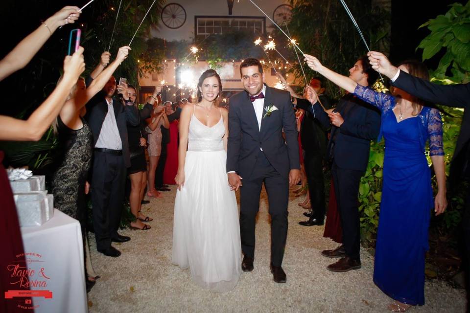 Luana and Bryan Grand Exit