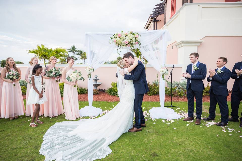 Beach Wedding at Lake Worth