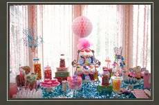 wedding shower, decorations, table scape, candy station