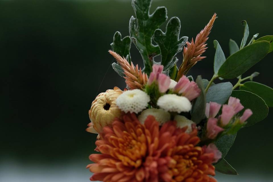 Early fall boutonniere