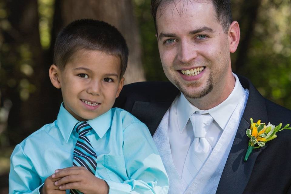 Groom and ringbearer