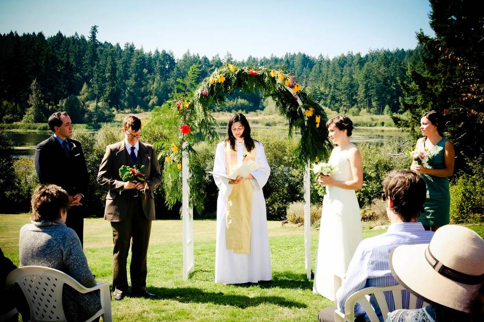 Outdoor ceremony