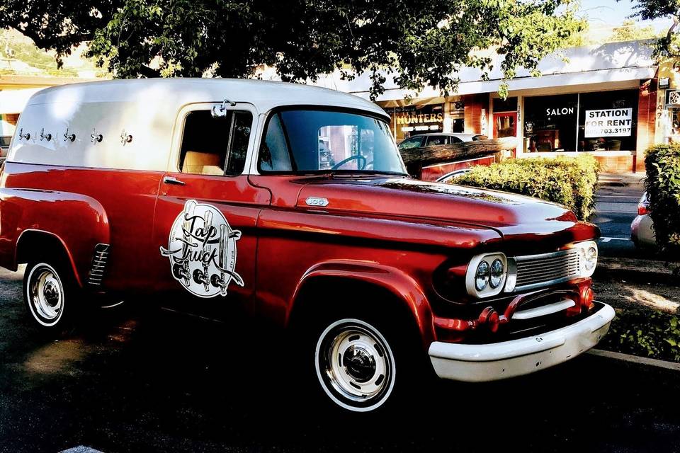 San Luis Obispo, Pismo Beach, Templeton, Atascadero, Paso Robles, Santa Margarita, Morro Bay, Arroyo Grande, Los Osos, San Simeon, Cayucos, Grover Beach, Edna Valley, Creston, Beer Truck, Tap Truck, Wine Truck, Mobile Bar, wedding rental, craft beer, classic cars, bar on wheels, mobile cocktails, bar catering, cocktail catering, vintage beer truck, beer truck nation, party idea, beer truck hunting @taptruckslo