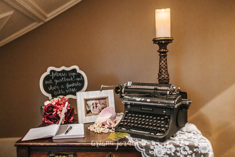 Vintage table setup