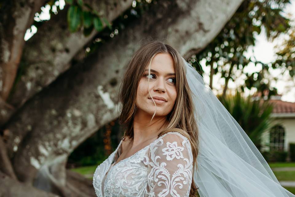 Stunning bridal shot