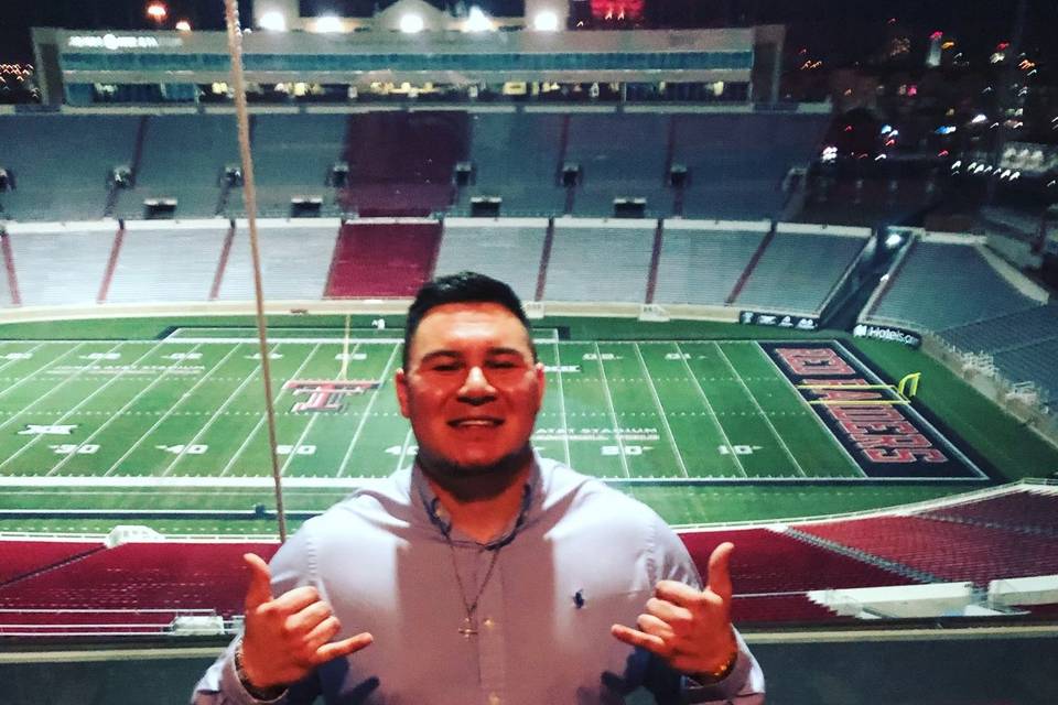 Texas Tech Skybox Wedding