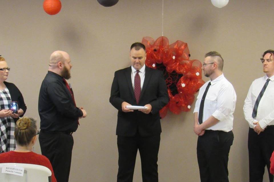 Affordable wedding officiant