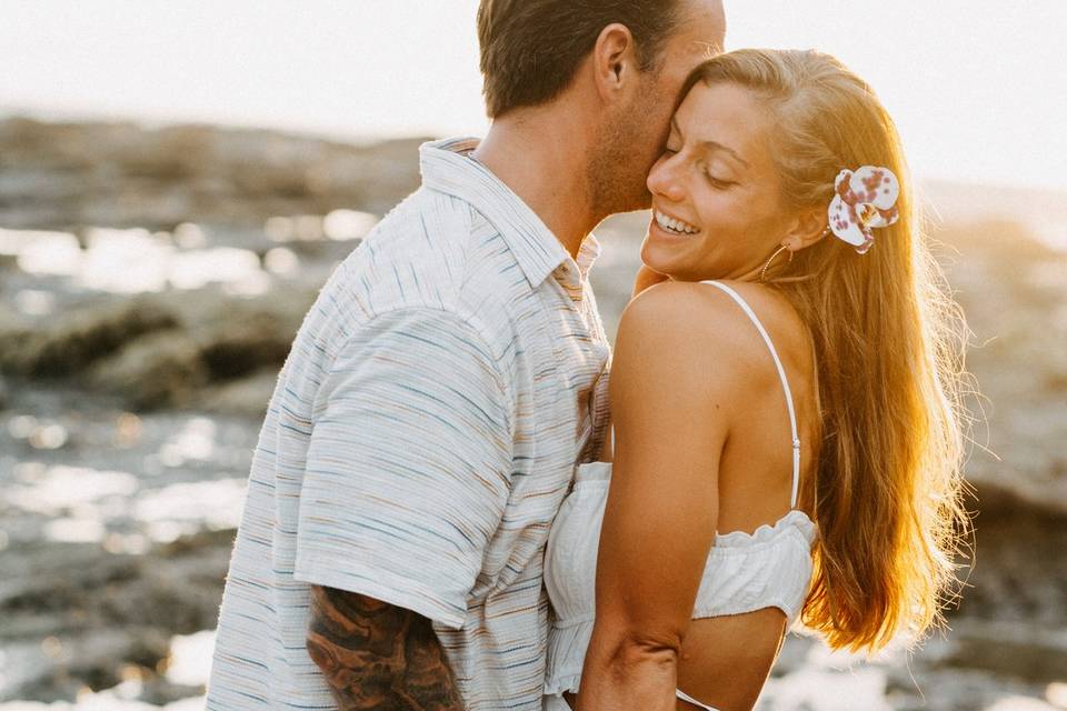 Beach elopement in nosara