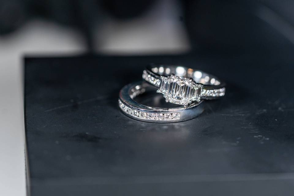 Engagement and Wedding Ring