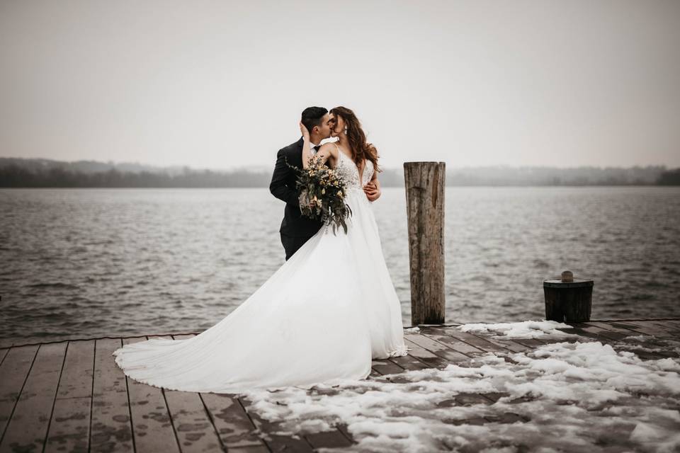 Lakeside wedding