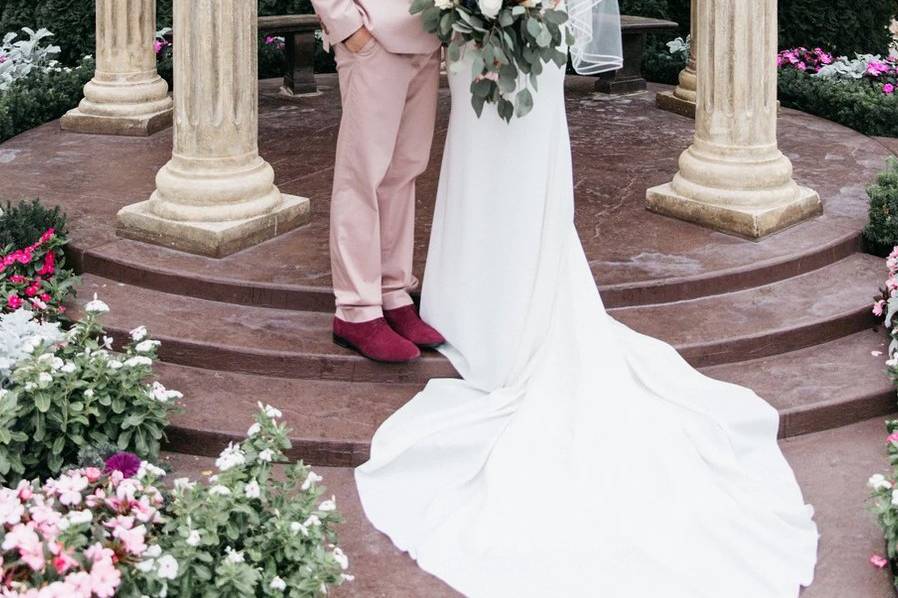 Bride and groom portrait