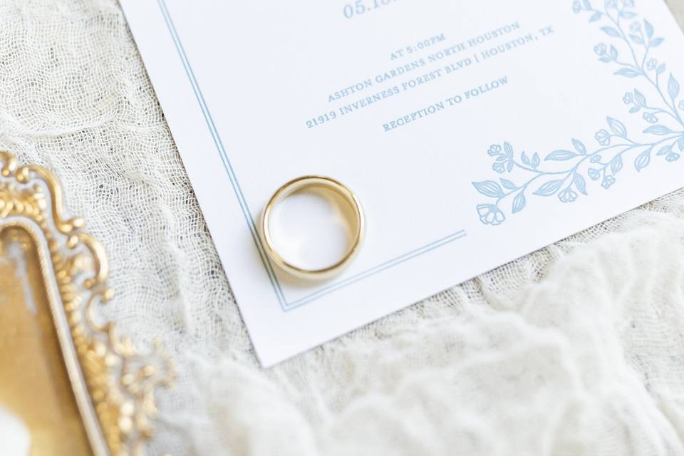 Ring Detail Flatlays