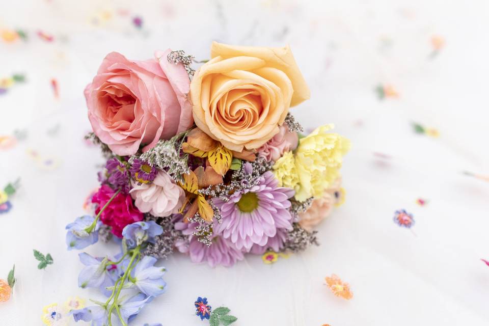 Colorful Table Florals