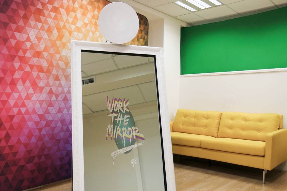 The mirror booth