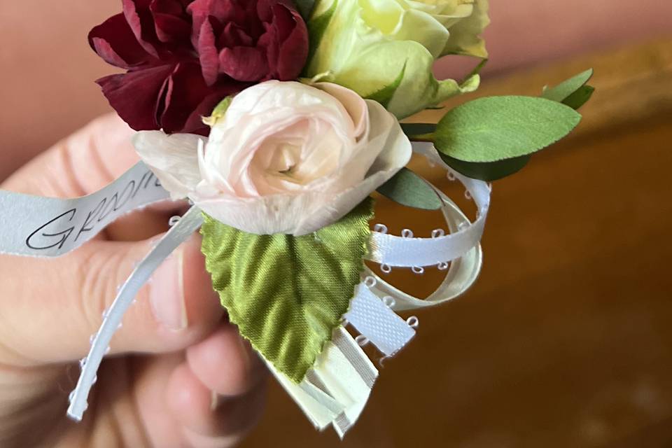 Grooms boutinerre
