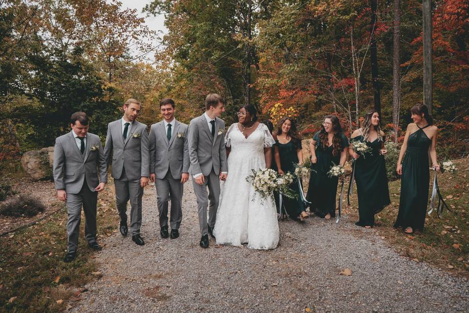 Fall Wedding in Trenton, GA